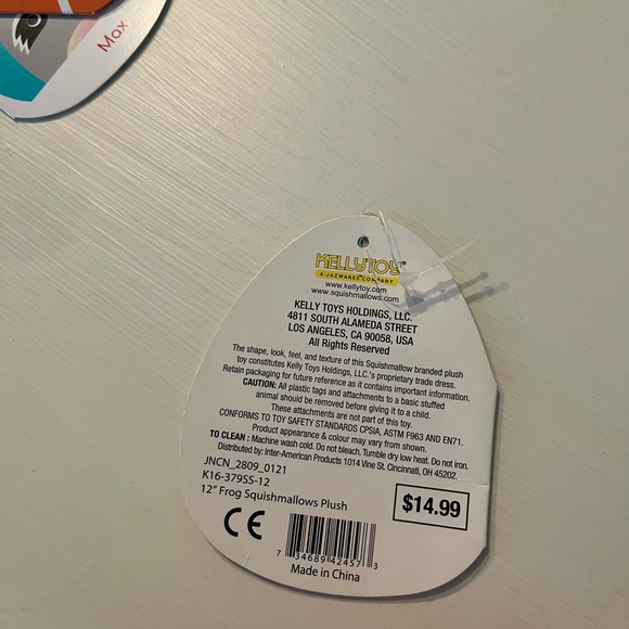 13 Inch Red Eye Wendy the frog squishmallow - Picture 6 of 7